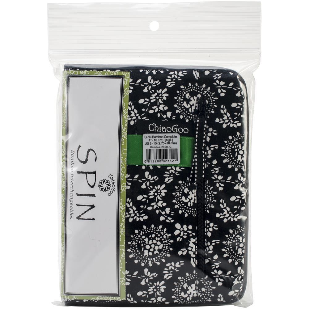 ChiaoGoo SPIN Bamboo 4" Tip Interchangeable Needle Set - Complete or Small