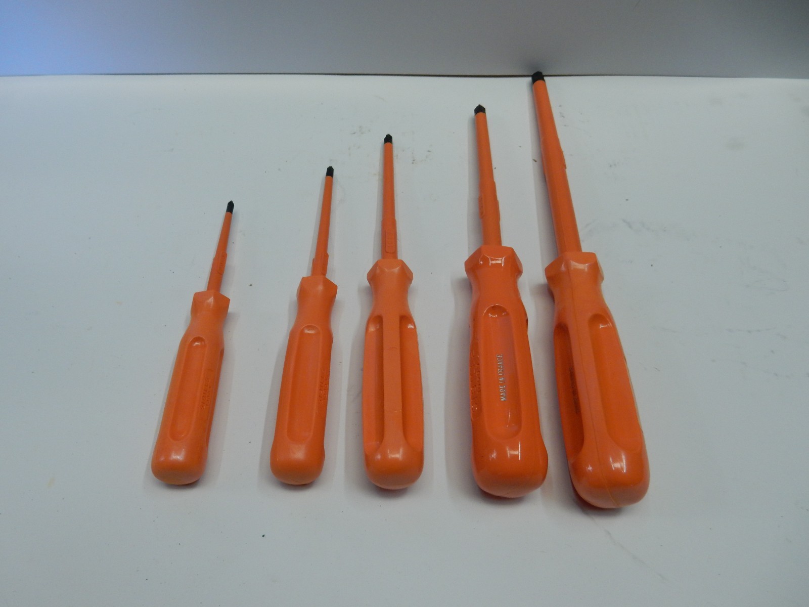SIBILLE INSULATED SCREWDRIVER SET No. 0-4 SIZE PHILIPS 5pc SET NEW