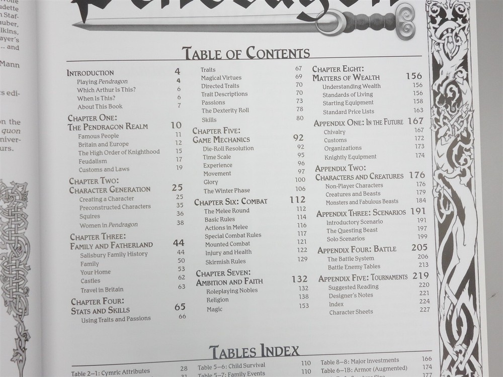 King Arthur Pendragon - 5th Edition Rulebook (Arthaus)