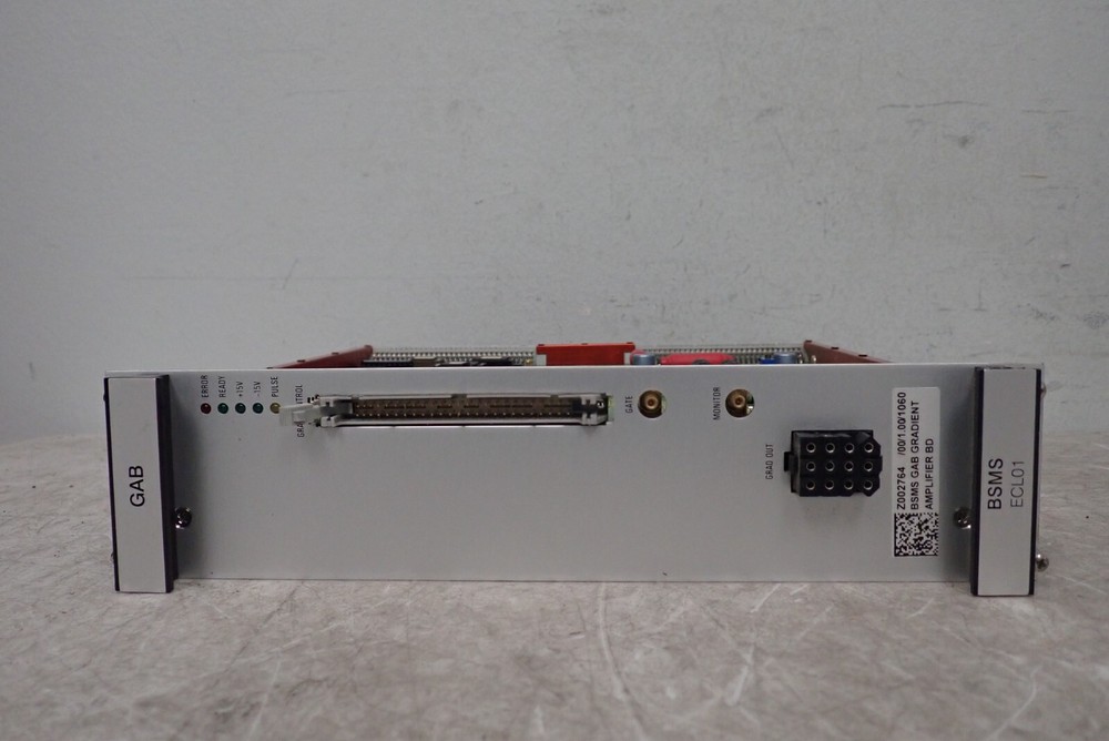 Bruker Spectrospin GAB BSMS ECL01 Gradient Amplifier BD Module Z002764 Z002767