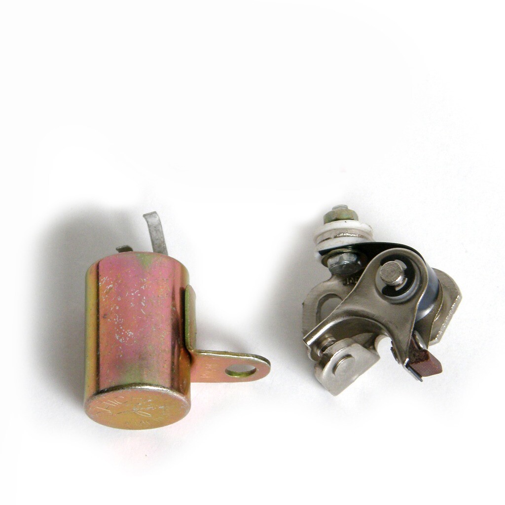 1968-78 Yamaha Condenser & Contact Points Kit tune up dt1 dt2 dt3 dt250 dt 1 250