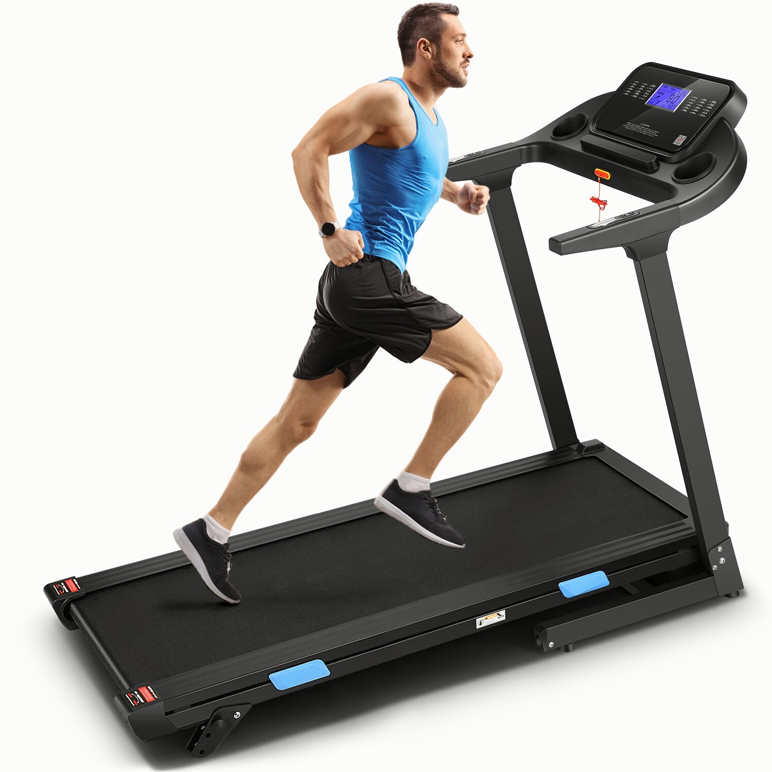 3.25HP Folding Treadmill Walking Running Machine with Incline 36 Preset Programs