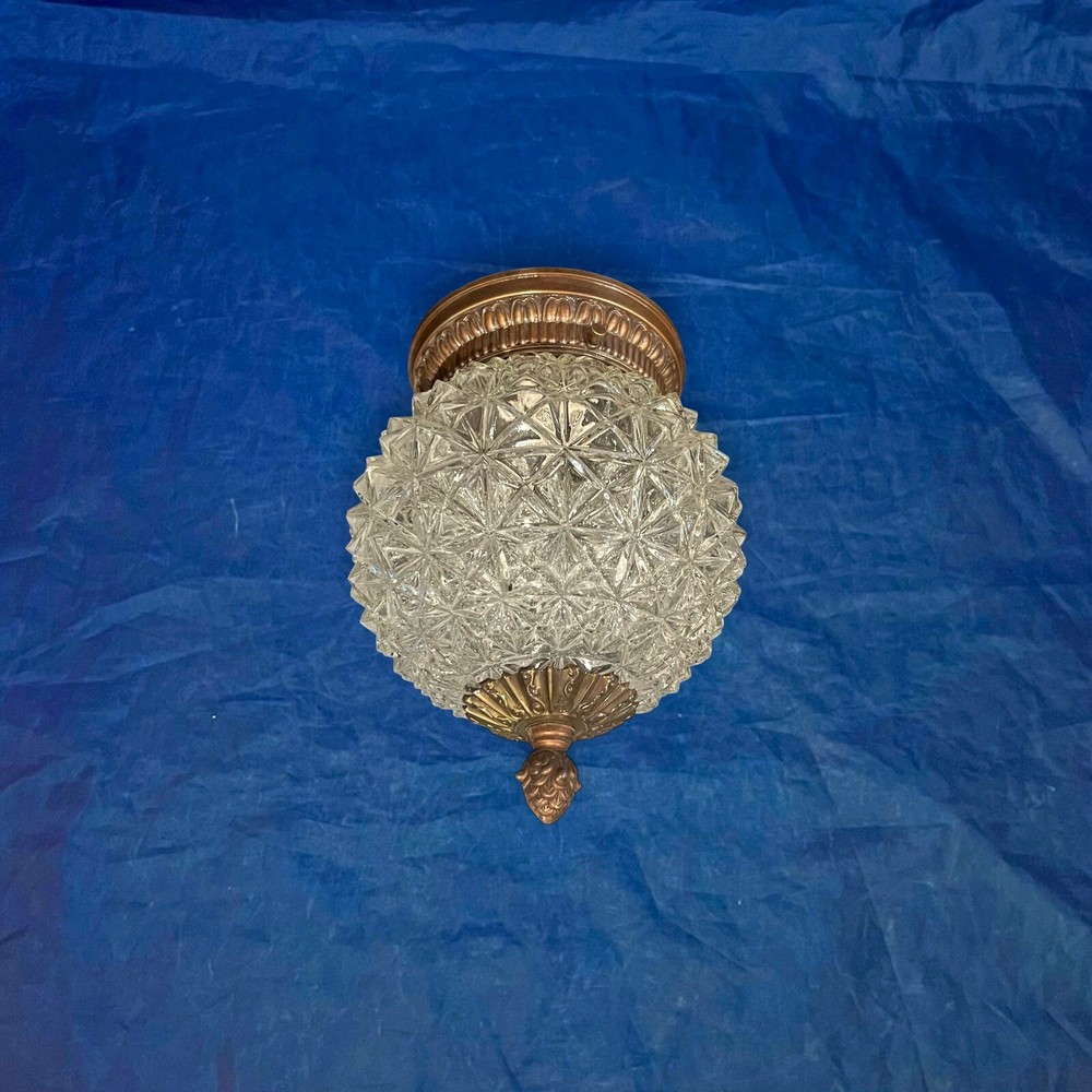 Rewired Flush Mount Fixture Globe 52A