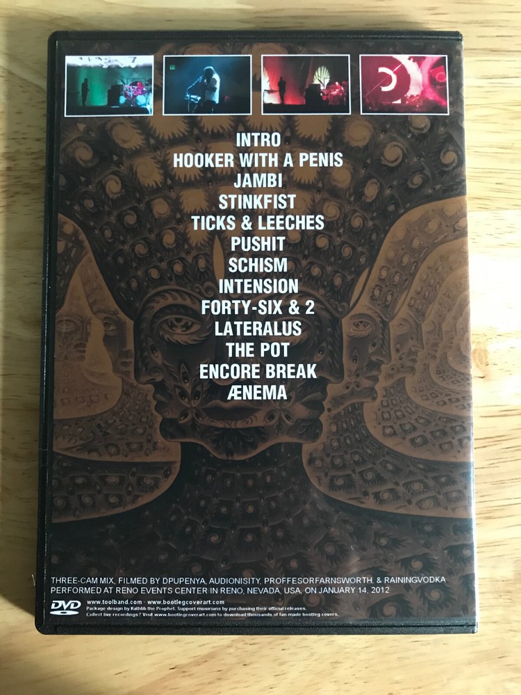 TOOL - Live in Renal 2012 DVD Maynard Perfect Circle