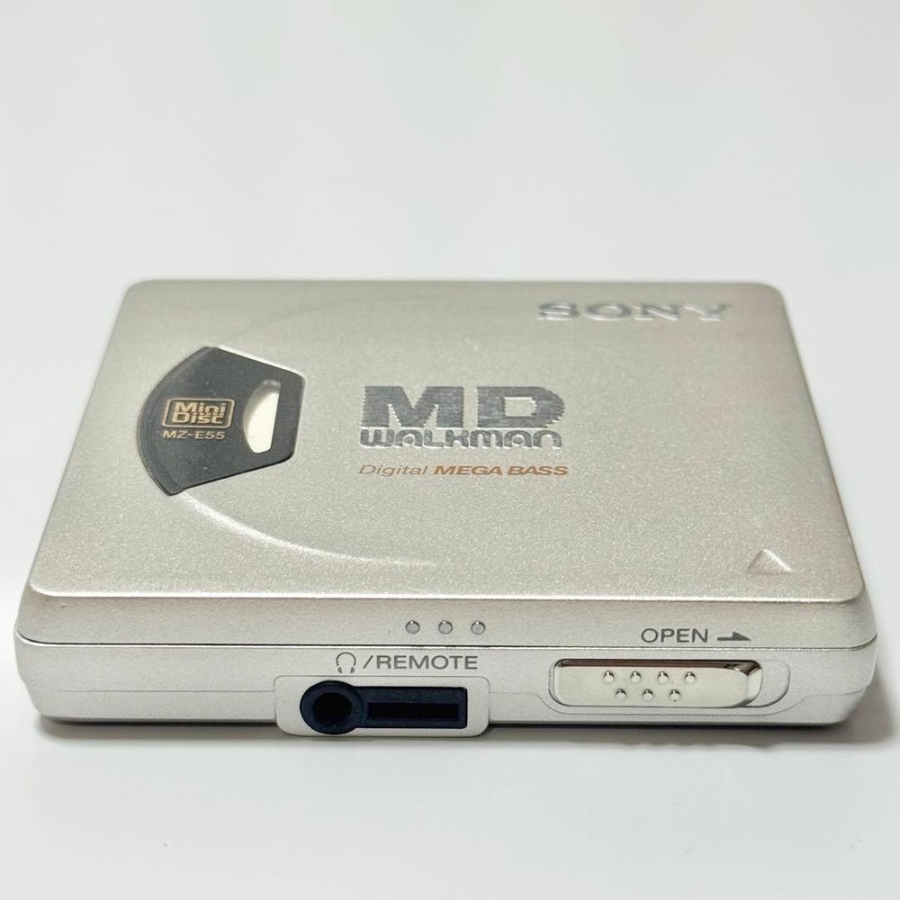 SONY MD WALKMAN Portable MD Player MZ-E55 Operation confirmed