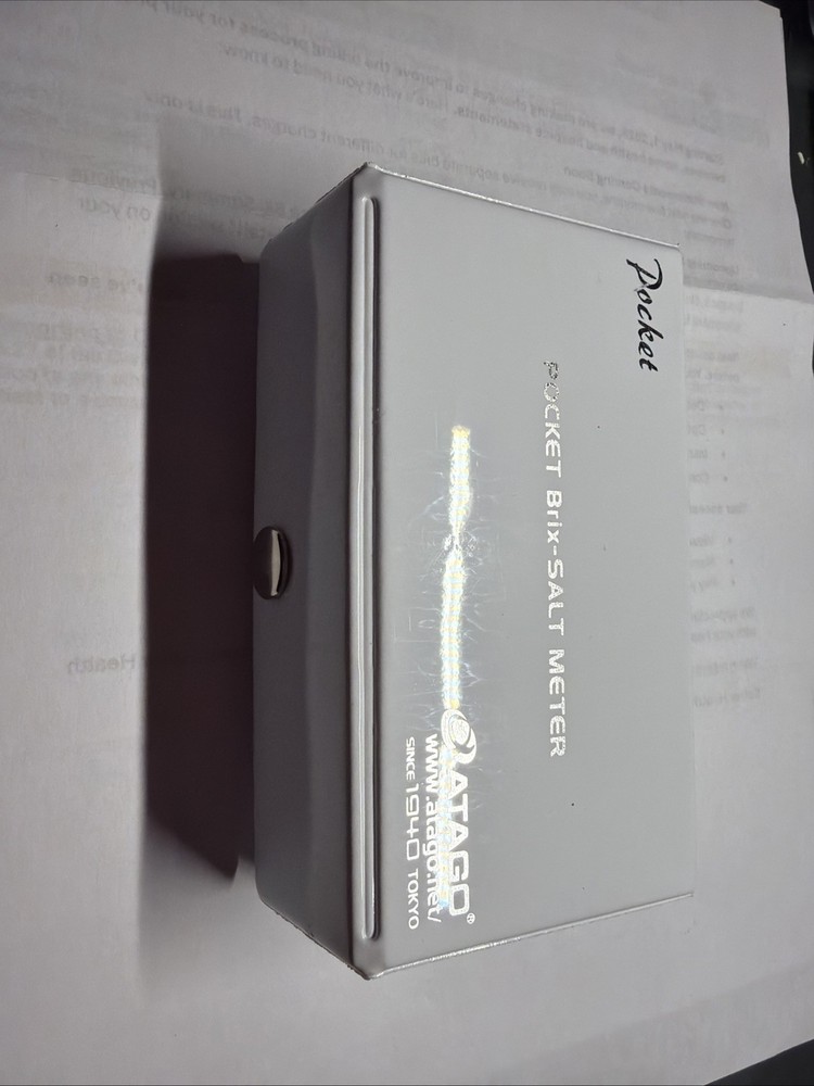 ATAGO Digital Pocket Refractometer Pocket Brix-Salt Meter PAL-BX|SALT(E).