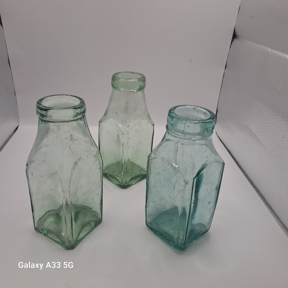 x3 Nice Victorian Pickle Jars c1890’s