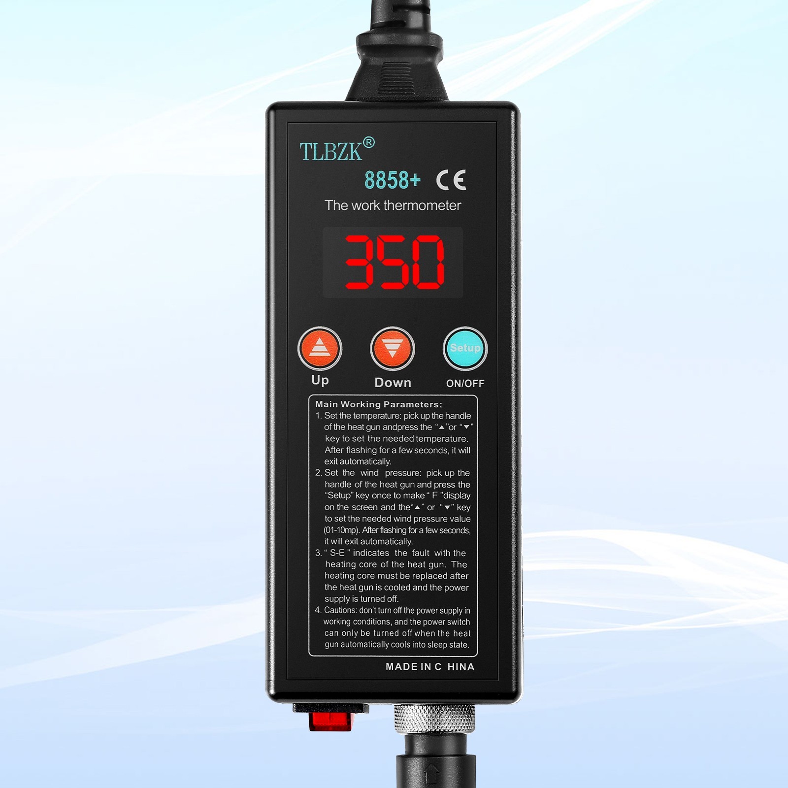 Hot Air Soldering Station SMD Welder Rework Digital Display Heat Gun