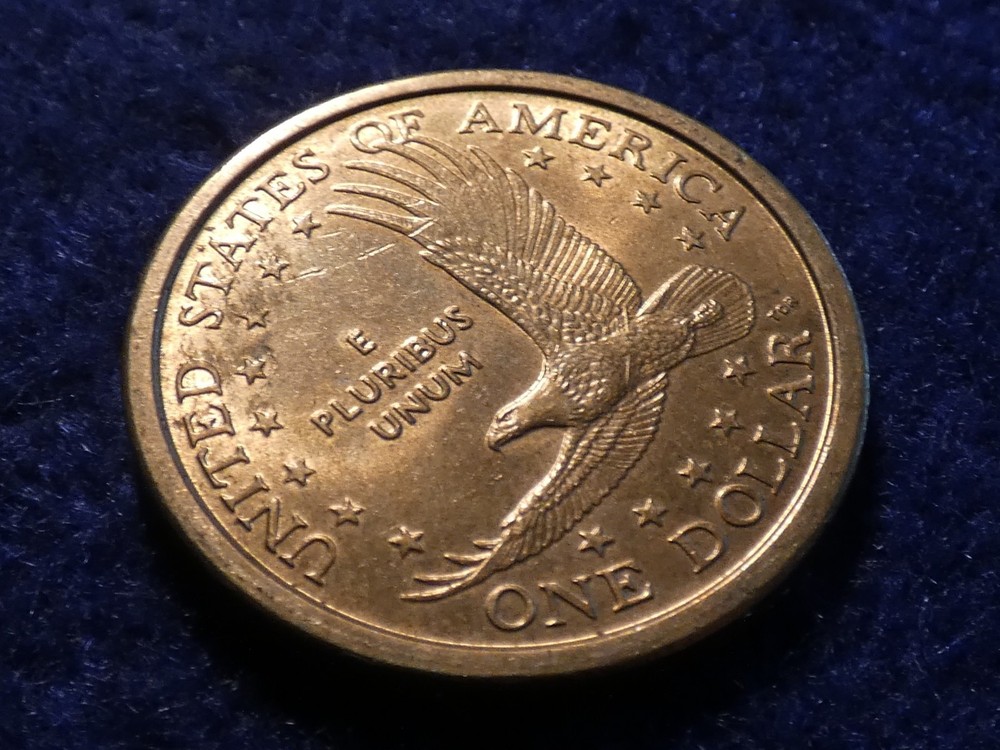 2000-P Sacagawea Dollar "Wounded Eagle" FS-901 Error Coin #3544
