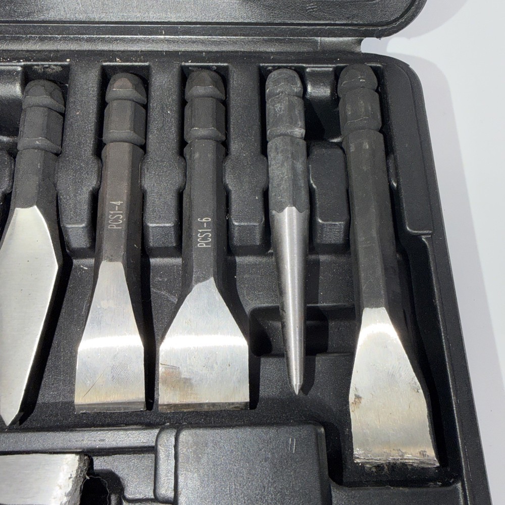 MAC Tools PCS1000K PCS1-1 13pc Interchangeable Punch & Chisel Set W/Case NICE!!