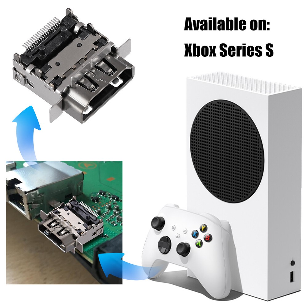 HDMI Port Interface Socket Motherboard Replacement For Microsoft Xbox Series S