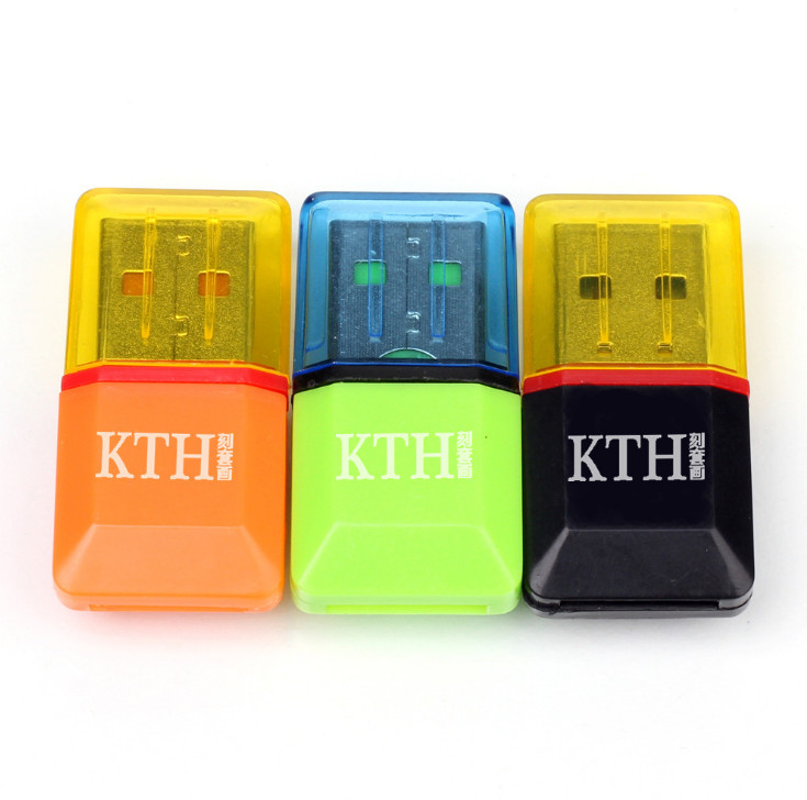 10pcs Reader multi function TF reader USB memory card high speed reader