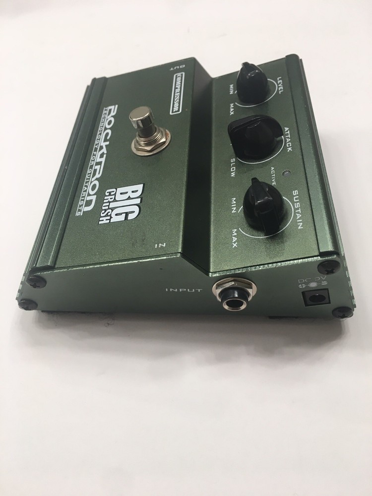 Rocktron Big Crush Compressor Sustainer Compression Guitar Effect Pedal
