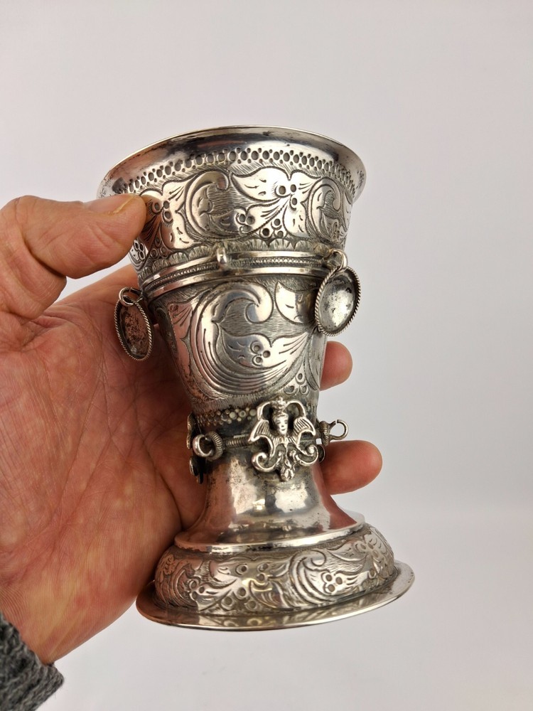 Antique Norwegian Silver Drinking Cup