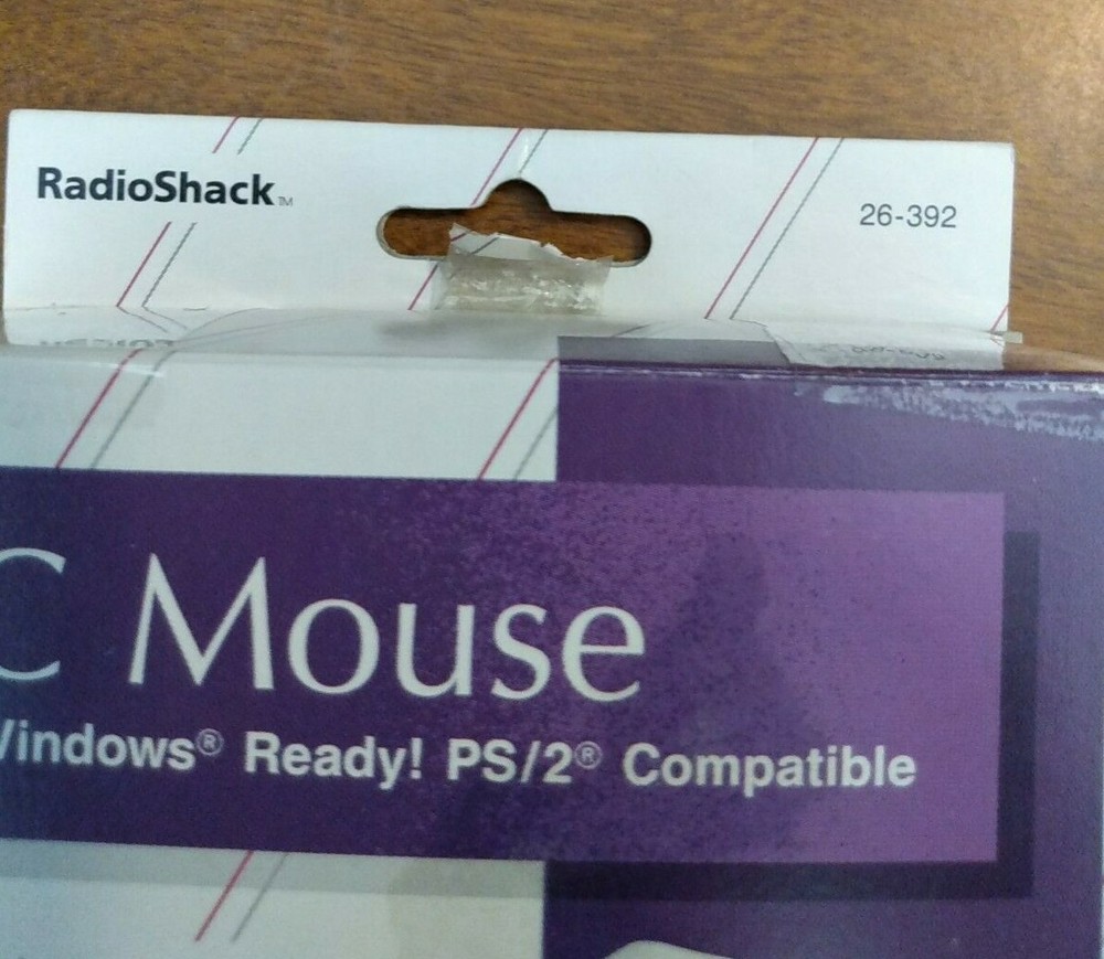 RadioShack PC Mouse MS-Windows Ready PS/2 compatible