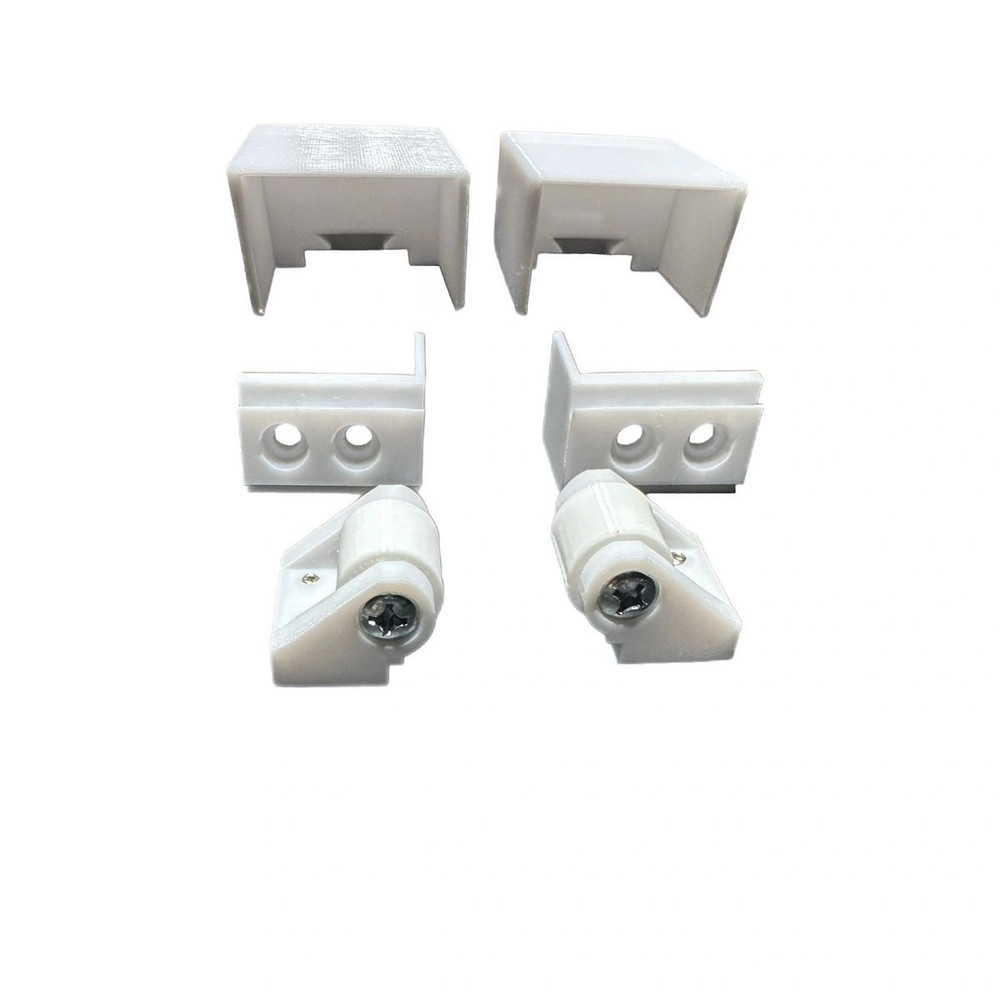 Adjustable Pocket Door Guide Slim Kit (Includes Hardware Covers)