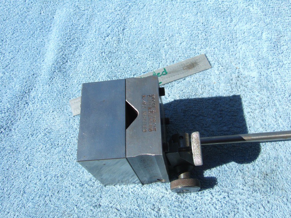 MOORE & WRIGHT No405 SURFACE GAGE OLD VINTAGE PRECISION INSPECTION TOOL GRINDER