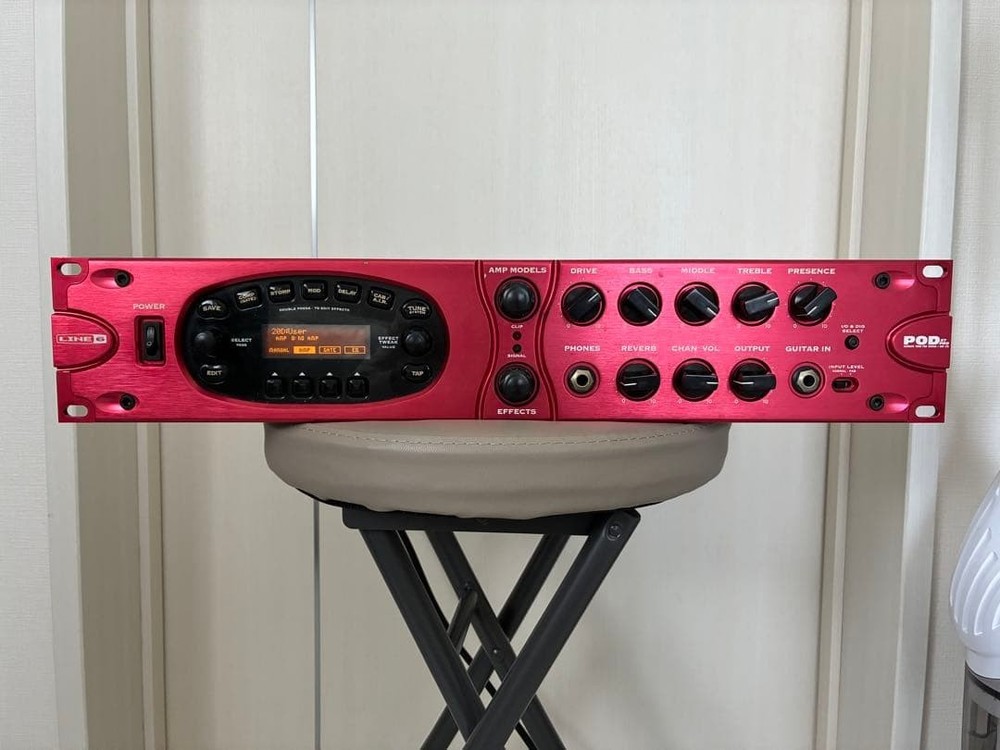 Line 6 POD Pro Rack Guitar Amp Modeler Multi Effects Processor from Japan