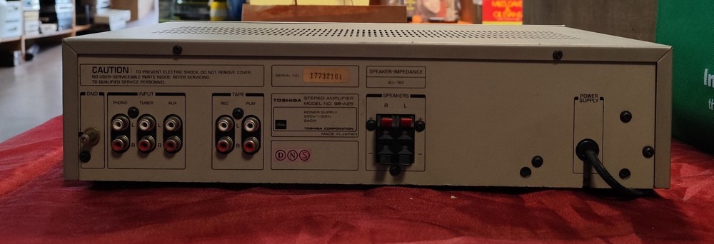 Amplifier - Toshiba SB-A25 - Integrated