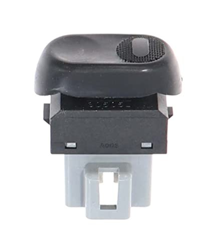 Push Button Window Switch - Black, 1-Way, Flush Mount, MANUAL Operation
