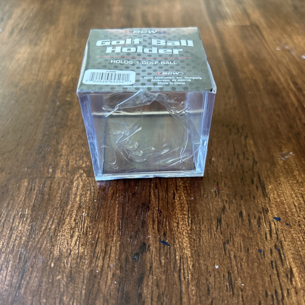 BCW Golf Ball Square - Holder & Display Case (Box of 6 Cubes)