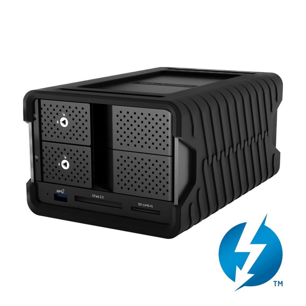 Glyph Technologies Blackbox PRO RAID 24TB (2x12TB) 2-Bay Thunderbolt 3 Array