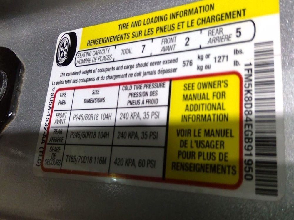 EXPLORER 2014 Speedometer 981587