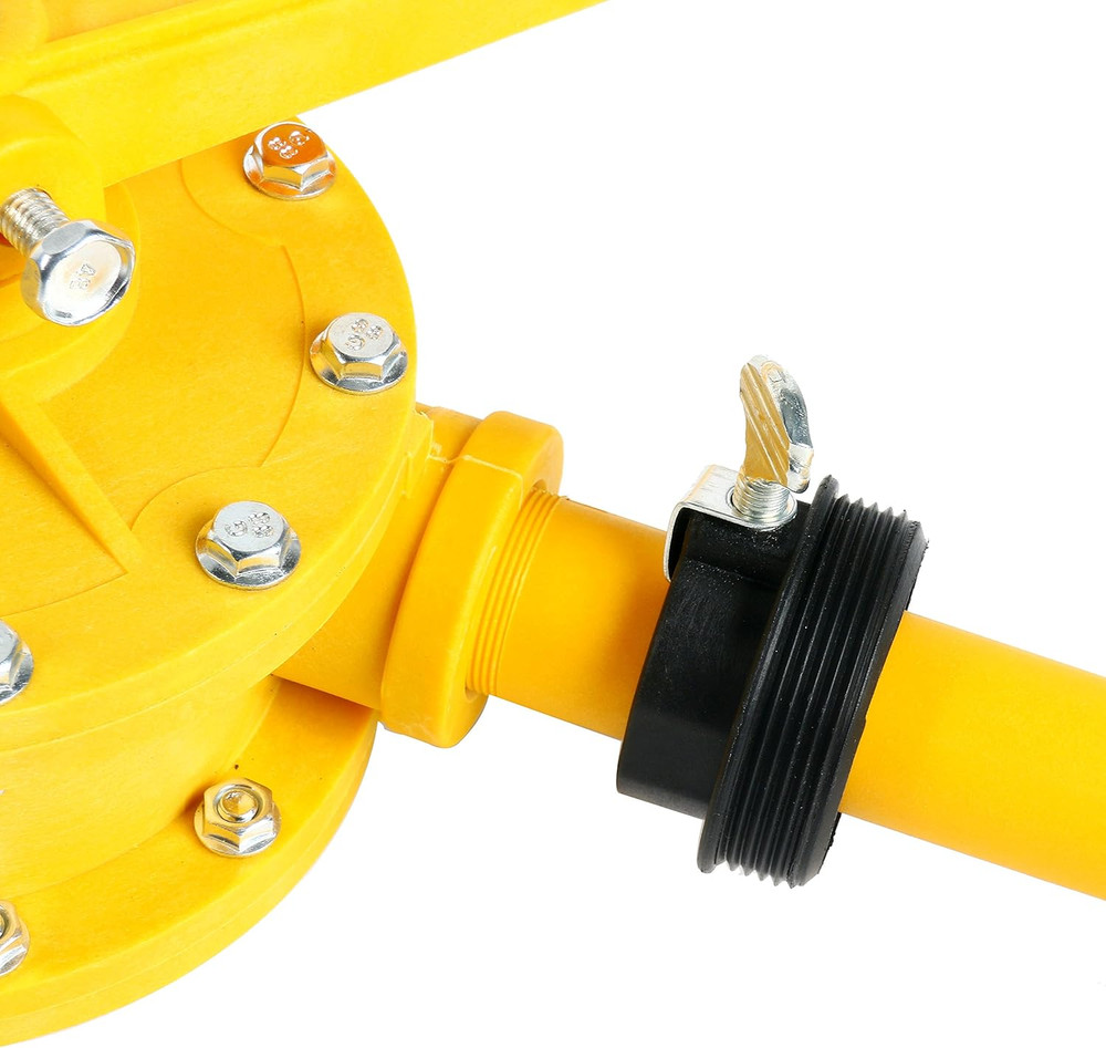 Barrel Pump Plastic Polypropylene Hand Rotary Transfer Drum Pump 300Cc(300Ml), 7