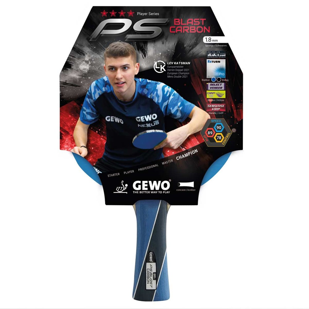GEWO PS Blast Carbon Flared Racket