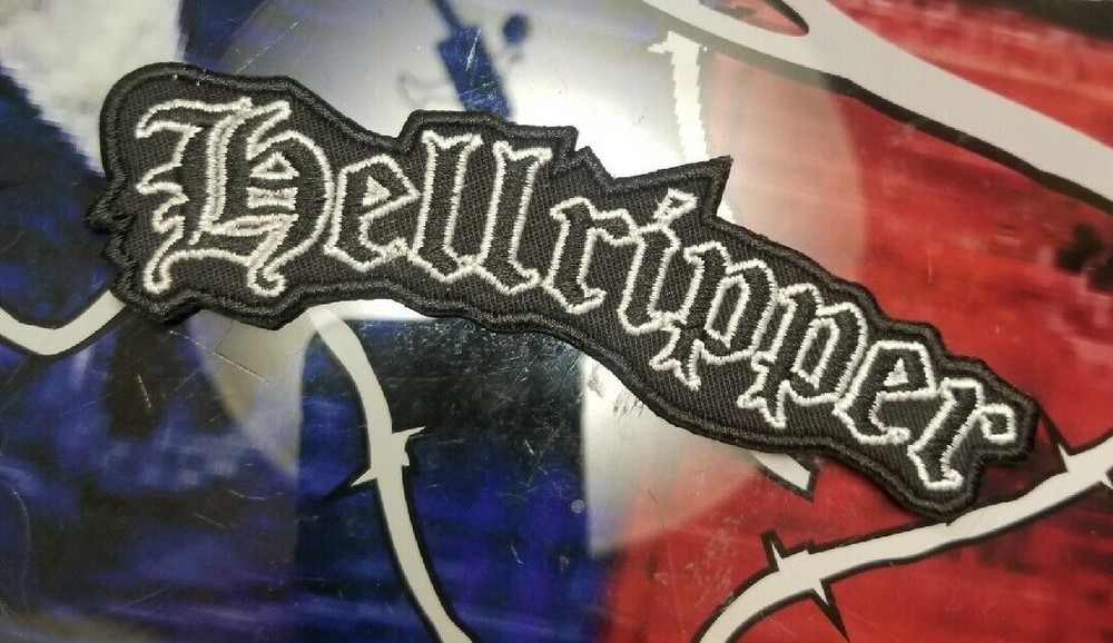 EMBROIDERED HELLRIPPER SPEED METAL BAND PATCH (Please Read Ad)