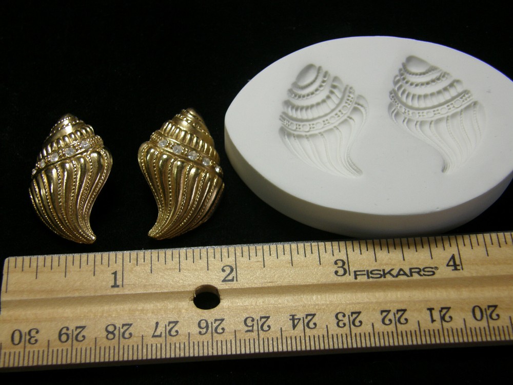 Seashells Polymer Clay Mold 2 in 1 Mold (MD1164)