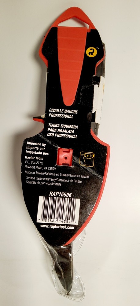 RAPTOR® Tools RAP16506 Professional Grade Left Offset Snip