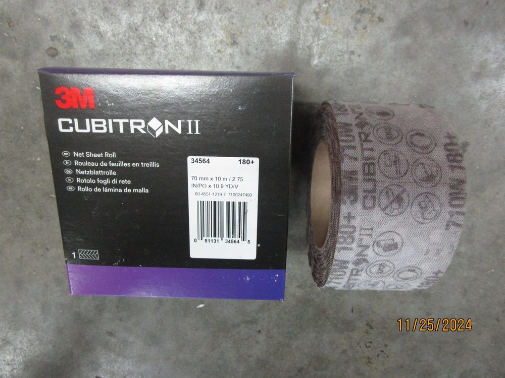 3M Cubitron II Net Sheet Roll 180 Gritt Model 34564