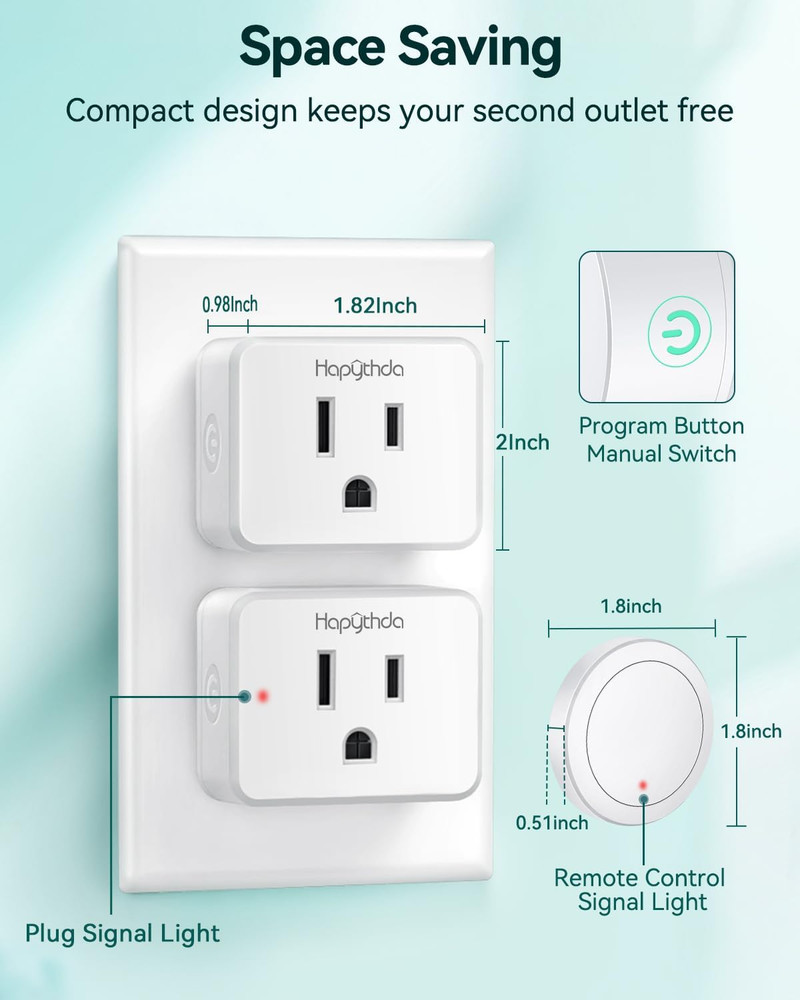 Garbage Disposal Wireless Switch Kit, Remote Control Outlet, No Drilling On Sink