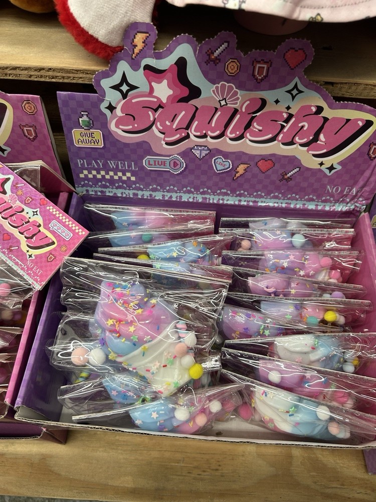 Squishy Assorted Sensory Squeeze Toys Multicolor for Ages 3+ Various Styles