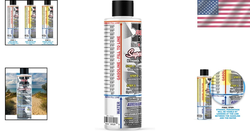 Compact Reusable Ethanol Fuel Tester - Protect Your Engine with E85 Super Tester