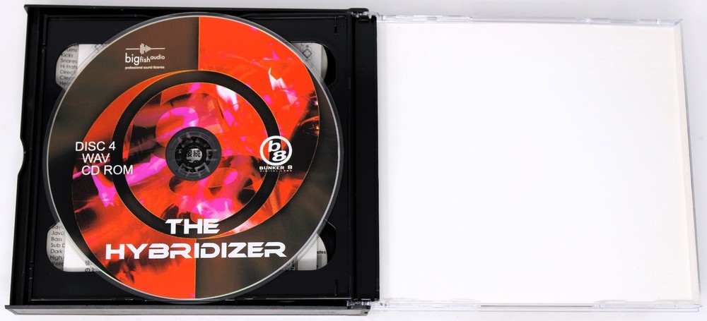 Big Fish Audio The Hybridizer Sample Library/Sound Library/Sampling 4x CD