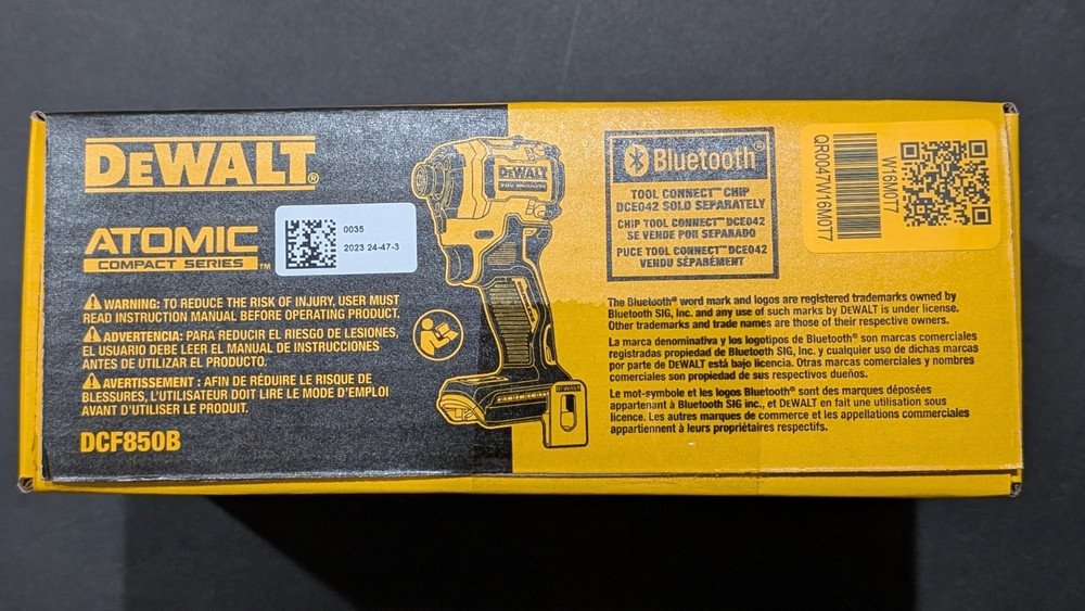 DEWALT 20V DCF850 Impact Driver + 2 Ah Powerstack Battery DCBP034C Starter Kit