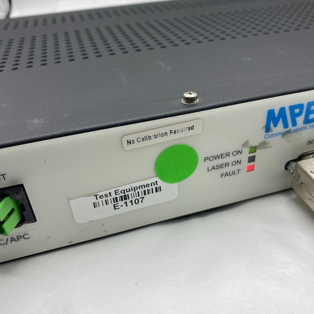 MPB COMMUNICATIONS 1RU-EBS-4010-AC-CA Erbium Broadband Source (EBS) C-band ASE