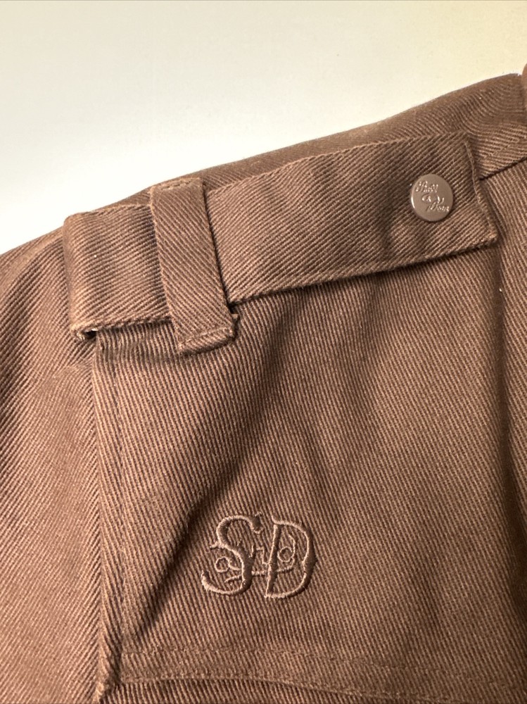 Stall & Dean Devils Soccer Brown & Green Quilt Lined Varsity Jacket Size Large