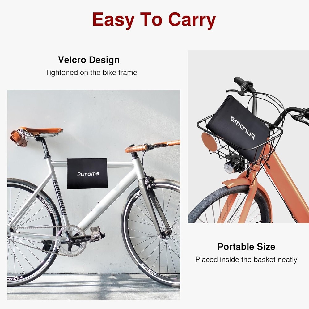Bike Cover Basic Black Waterproof 190T