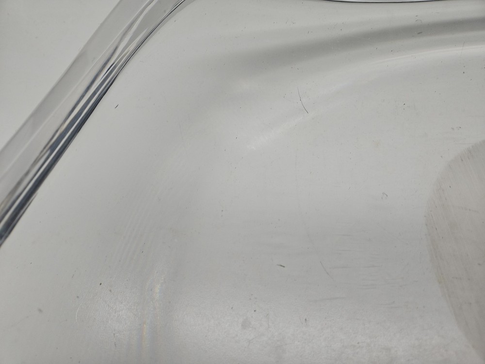 MCM Lucite Acrylic Clear Bowl 19"