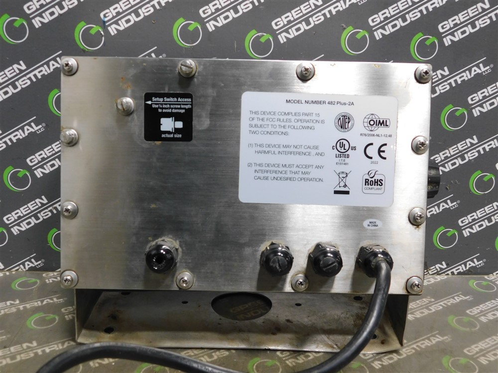 USED Rice Lake 482Plus-2A Digital Scale Indicator with 4 Load Cells