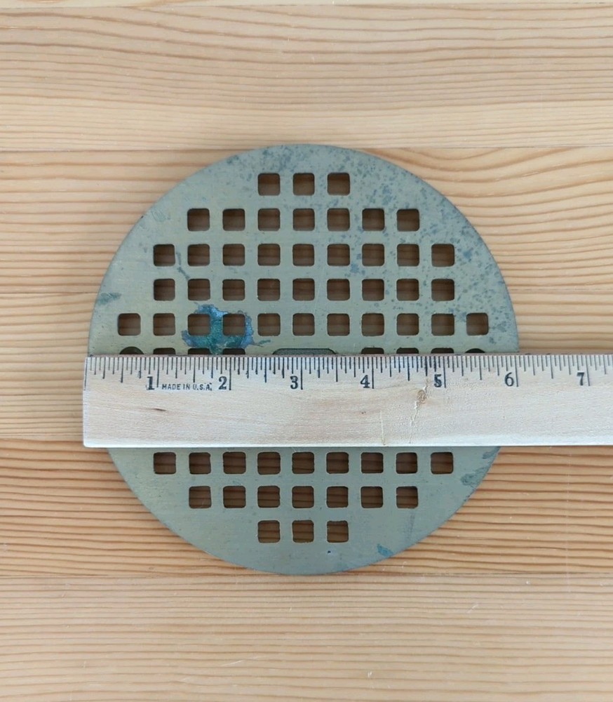 PROFLO Brass 6" Drain Grate Only