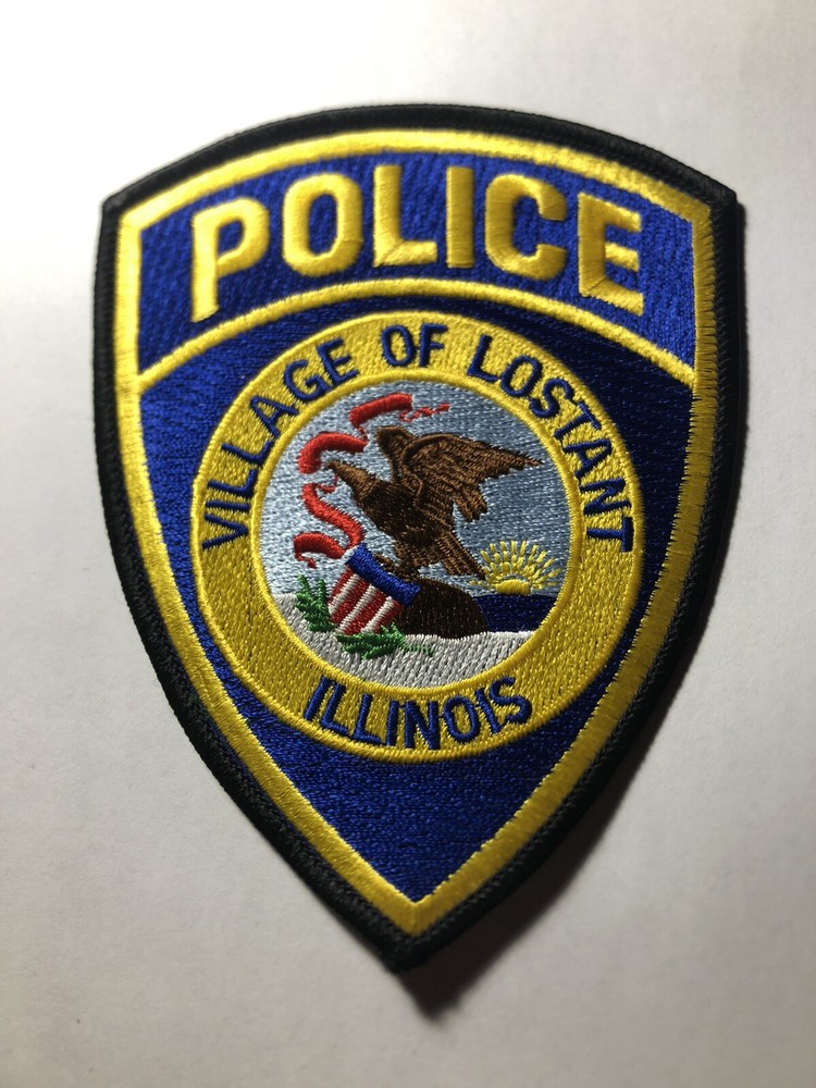 Lostant Illinois Police Patch ~ RARE