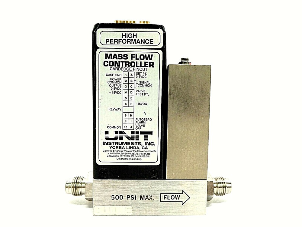 UNIT Instruments 1200-101288 Mass Flow Controller MFC UFC-1200A 100 SCCM SiCl4