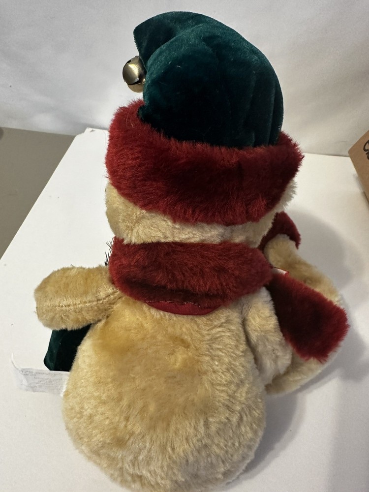 PLUSH CHRISTMAS BEAR SHELF SITTER