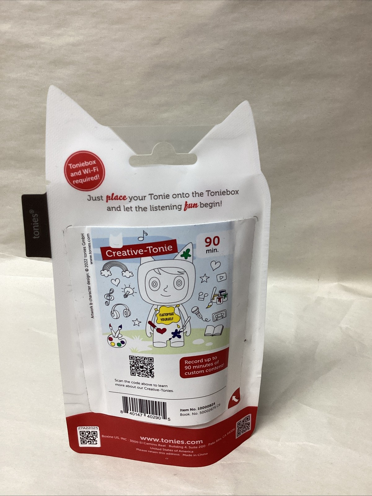 Tonies DIY Creative Toy Figurine; RecordableUpload up to 90 Minutes of Your Own