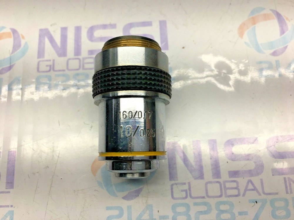 Bausch & Lomb 160/0.17  10/0.25 Microscope Objective