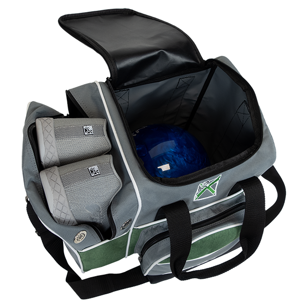 KR Strikeforce Flexx Single Grey/Green 1 Ball Bowling Bag